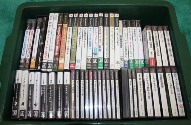 ジャンク XBOX・DS・wii・PS3・PSP・PS2・PSソフト 54本セット　買取り